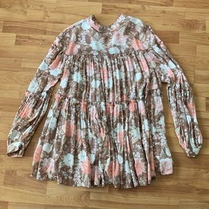 Urban Outfitters Floral tunic/mini dress